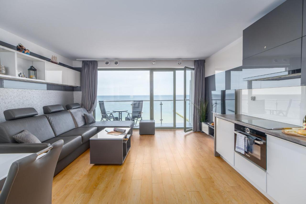 Na Klifie - Apartamenty Komfort, Widok Na Morze, Parking Ustronie Morskie Bagian luar foto